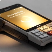 An example of a payment terminal