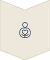 sketch of a person with a heart
