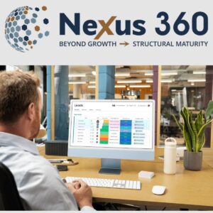 Nexus 360 CRM system helping a growing business manage customer relationships and follow-up
